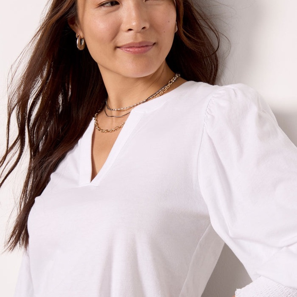 Flora Peasant Tee organic cotton Nation Los Angeles Peru - Picture 3 of 8